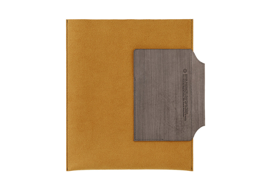PLOTTER Leather Binder Case - (A5) Gray