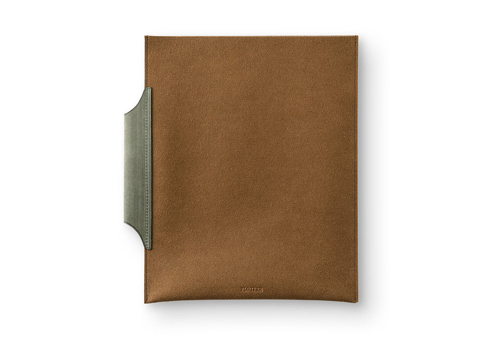 PLOTTER Leather Binder Case - (A5) Green