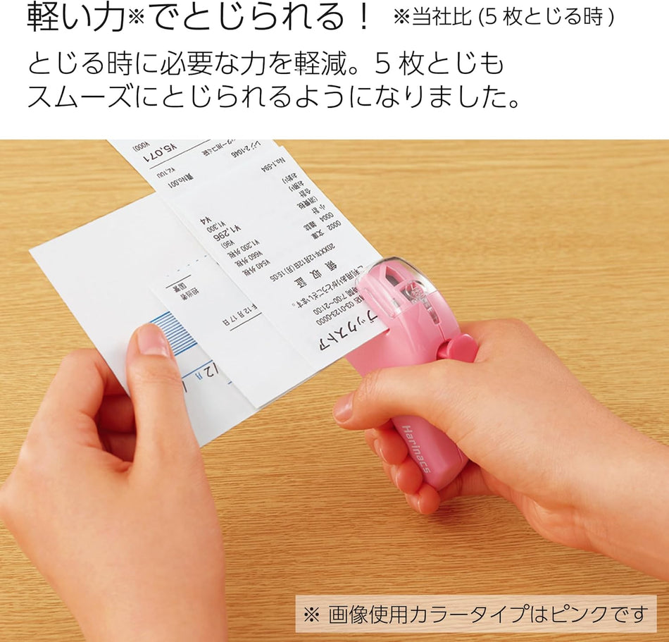 Kokuyo Harinacs Staplefree Stapler Compact Alpha - Green Blue