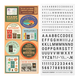 TRAVELER'S Notebook Regular Size Refill - 2027 Customized Sticker Set