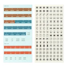 TRAVELER'S Notebook Regular Size Refill - 2027 Customized Sticker Set