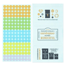 TRAVELER'S Notebook Regular Size Refill - 2027 Customized Sticker Set