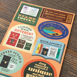 TRAVELER'S Notebook Regular Size Refill - 2027 Customized Sticker Set