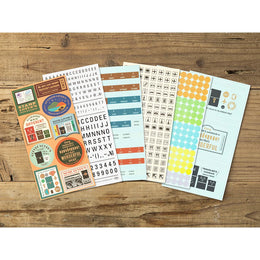 TRAVELER'S Notebook Regular Size Refill - 2027 Customized Sticker Set