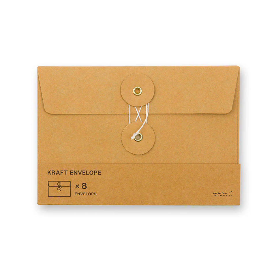 Traveler's Company Kraft Envelope (Medium) - Orange