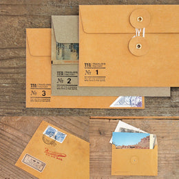 Traveler's Company Kraft Envelope (Medium) - Orange