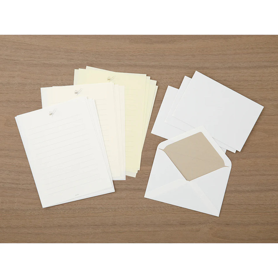 Midori Letter Set "Giving A Color" White