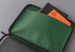 Plotter A4 Mesh Zipper Case - Green