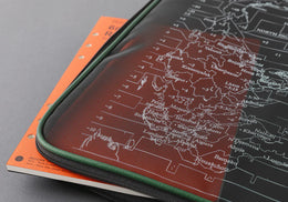 Plotter A4 Mesh Zipper Case - Red