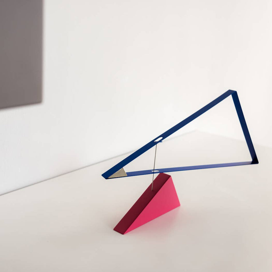 Handmade Kinetic Art Decor | Sail Away: Blue×Red