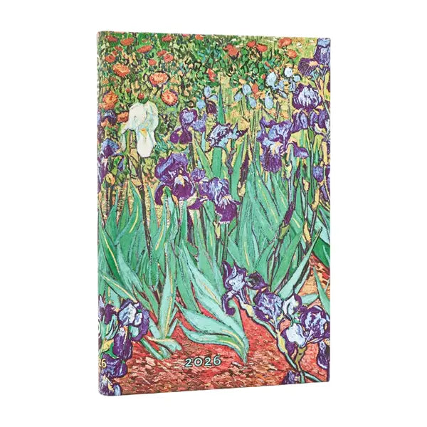 Paperblanks 2026 Mini Weekly - Van Gogh's Irises