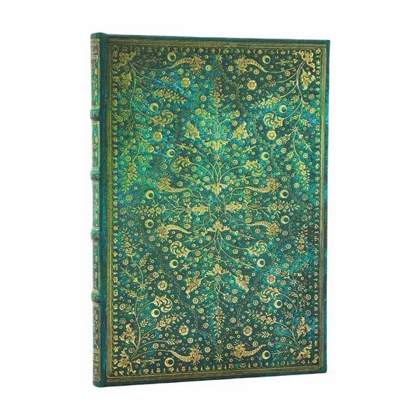 Paperblanks Journal Midi Lined - Emerald Flower