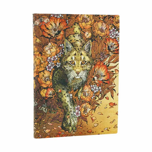 Paperblanks Softcover Journal Midi Lined - Lynx Rising