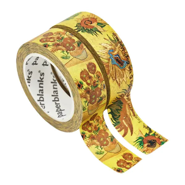 Paperblanks Washi Tape - Van Gogh, Sunflowers