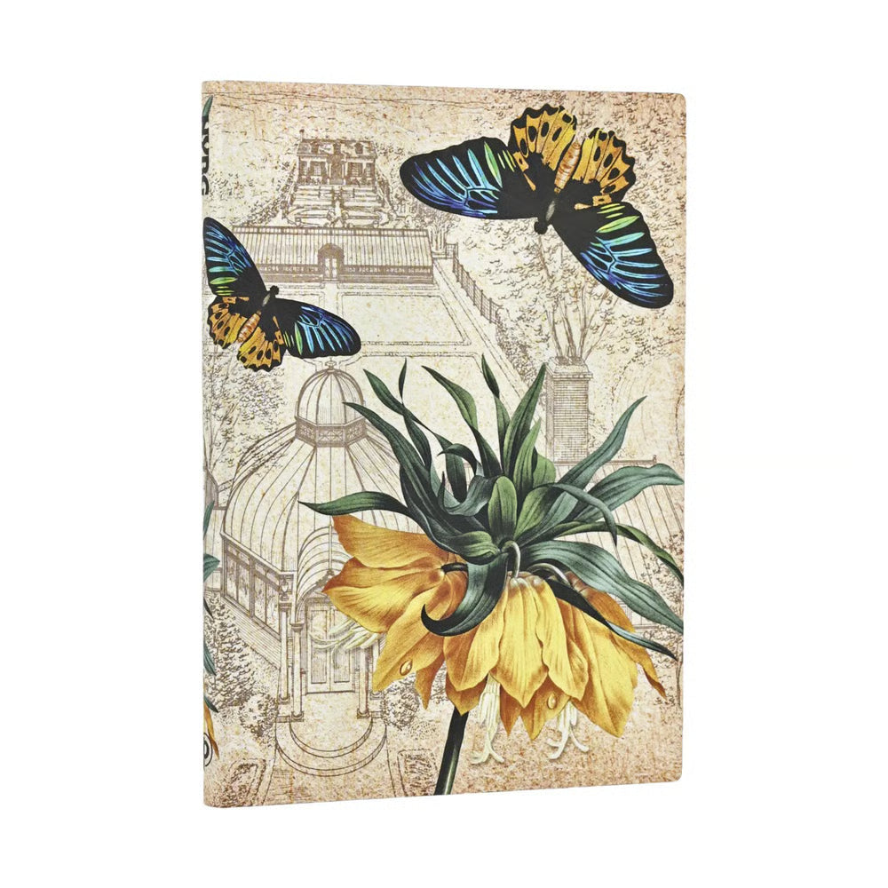 Paperblanks Softcover Journal Midi Lined - Golden Fritillaria