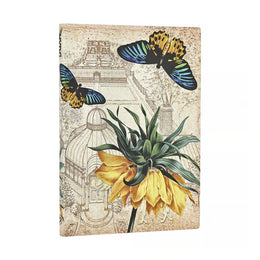 Paperblanks Softcover Journal Midi Lined - Golden Fritillaria