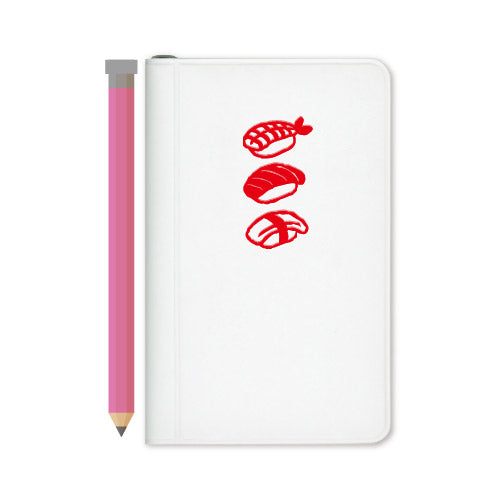 Daigo Pocket Notebook with A Mini Pencil - Sushi