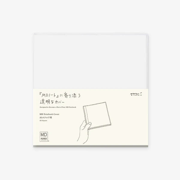 MD Notebook A5 Sqauare Clear Cover