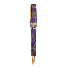 Delta DV Mid-Size Fountain Pen - Shiny Wisteria Walk with Gold Trim