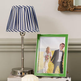 Addison Ross - Silver Trim and Leaf Green Enamel Picture Frame
