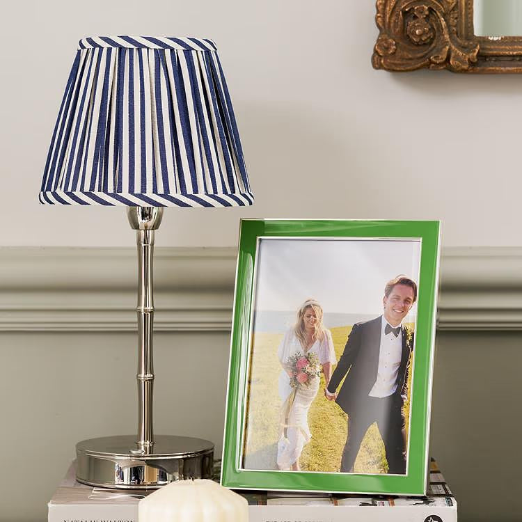 Addison Ross - Silver Trim and Leaf Green Enamel Picture Frame