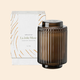 La Jolie Muse - Amelie - Saffron & Oud 7oz Candle