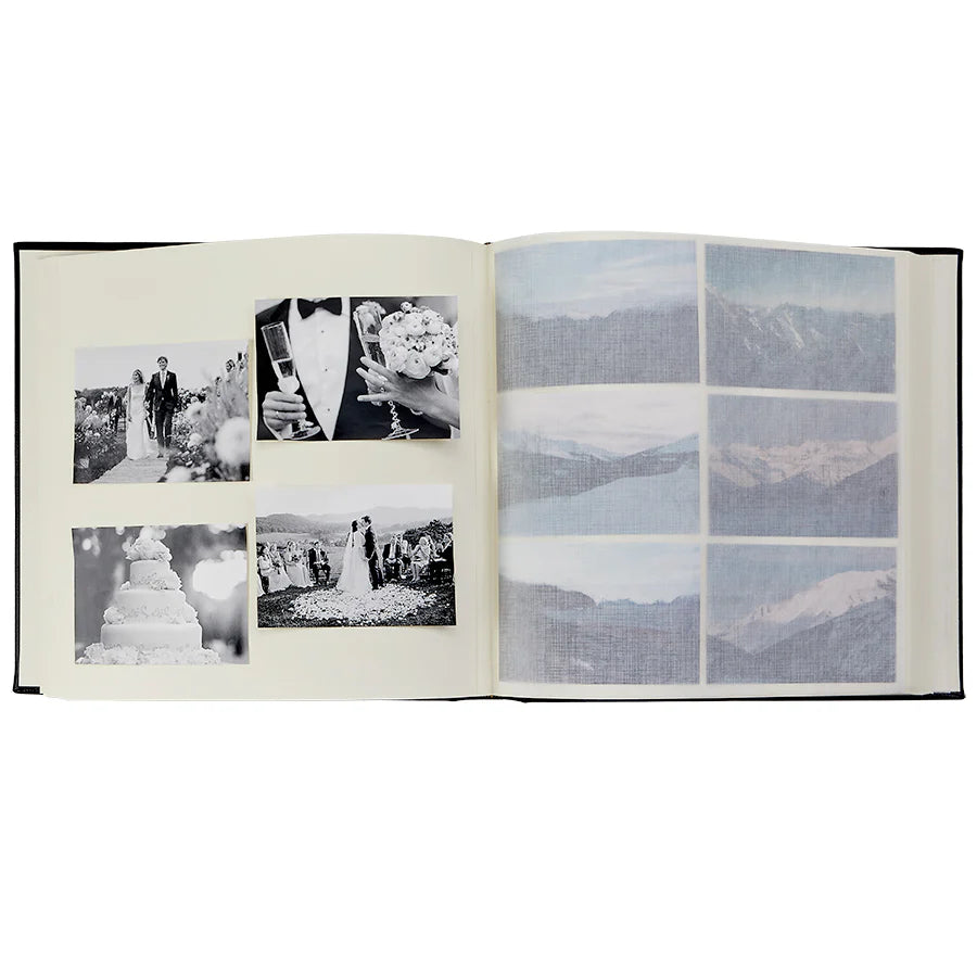 GI Large Bound Album 13x13 - Black Nappa
