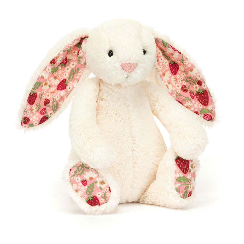 Jellycat Blossom Cream Bunny 'Berry' (Small)
