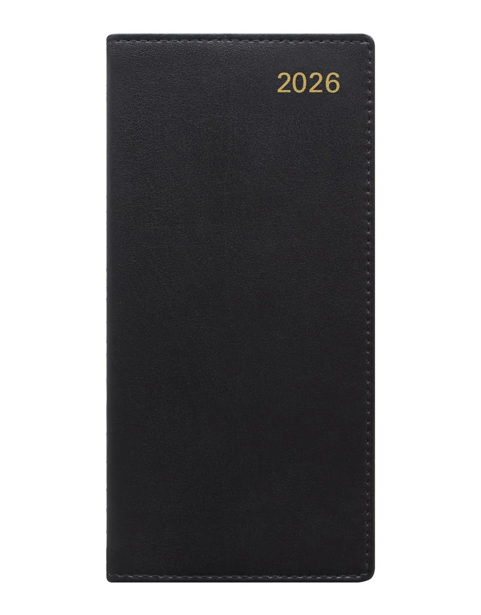 LETTS 2026 Belgravia Weekly 3x6 Black