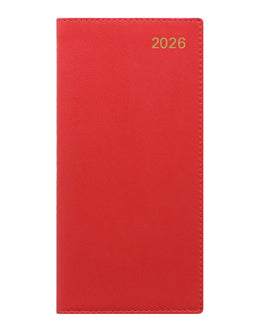 LETTS 2026 Belgravia Weekly 3x6 Red