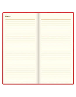 LETTS 2026 Belgravia Weekly 3x6 Red