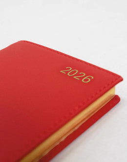 LETTS 2026 Belgravia Weekly 3x6 Red