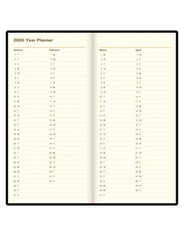 Letts 2026 Signature Weekly/Monthly 3x6 - Black