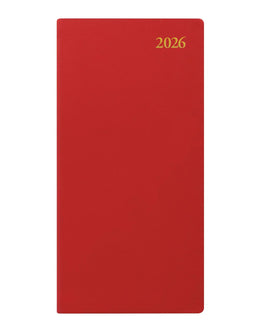 Letts 2026 Signature Weekly/Monthly 3x6 - Red