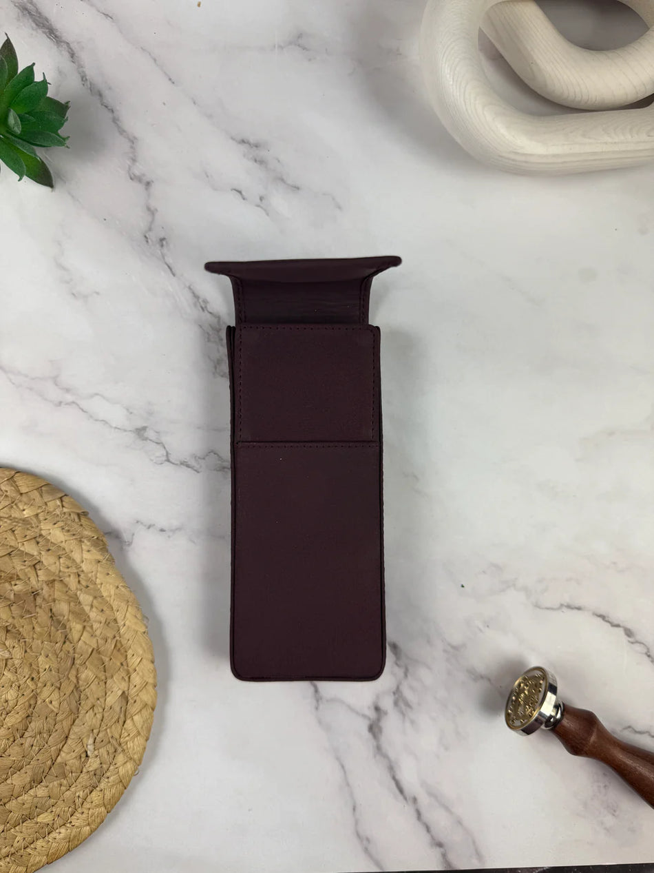 Girologio 3 Pen Magnetic Leather Case - Sugar Plum