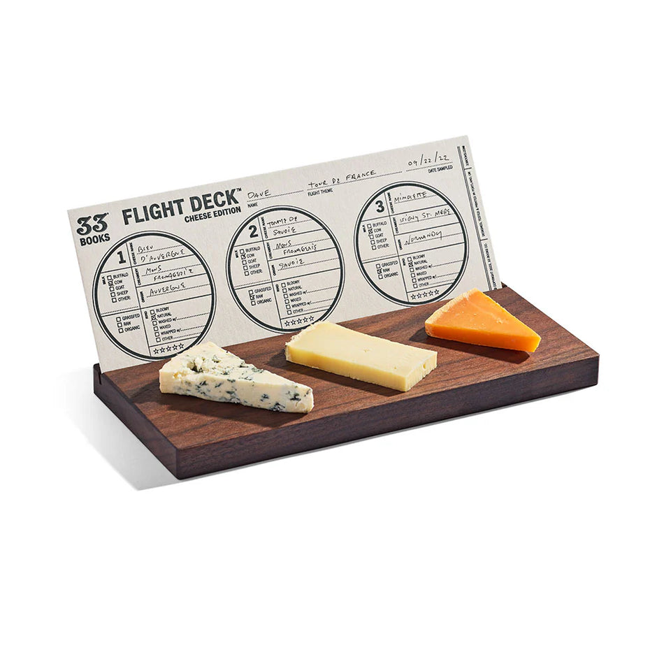 33Books Flight Deck for Cheese Tasting