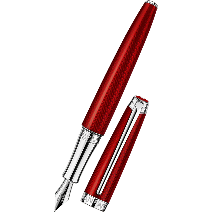 CARAN D'ACHE Leman Fountain Pen - Rouge Carmin