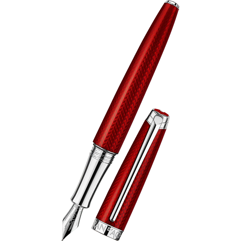 CARAN D'ACHE Leman Fountain Pen - Rouge Carmin