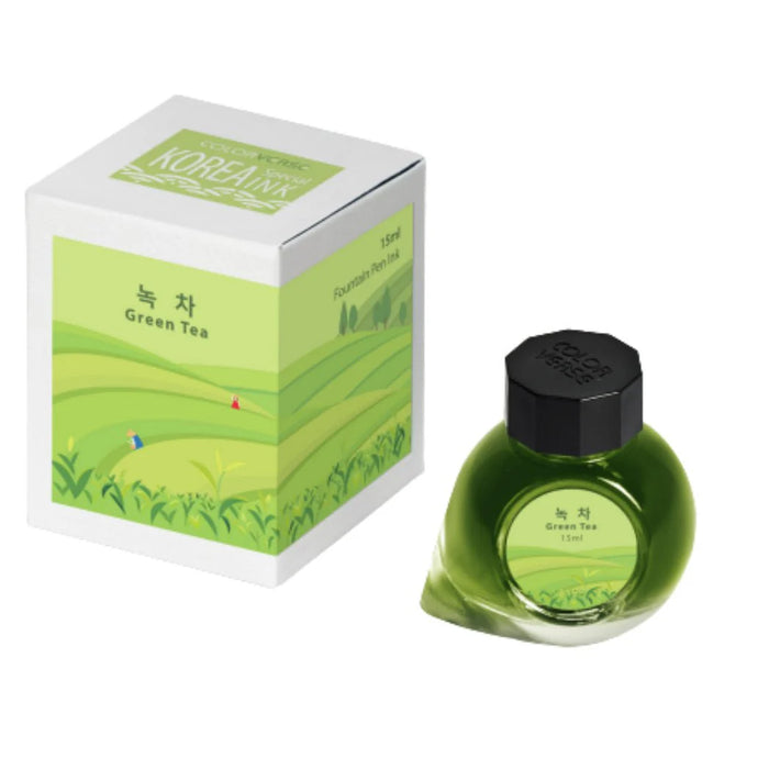 Colorverse Korea 15ml Bottled Ink - Green Tea (No. 050)