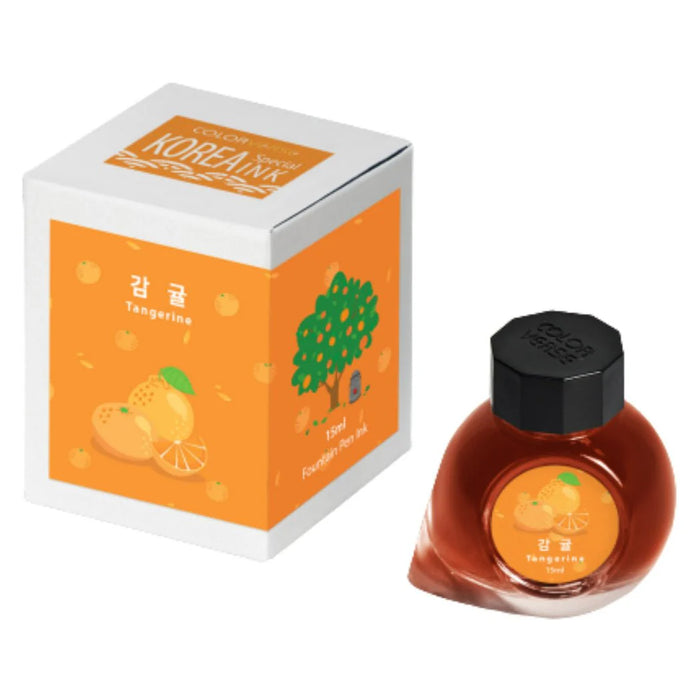 Colorverse Korea 15ml Bottled Ink - Tangerine (No. 052)