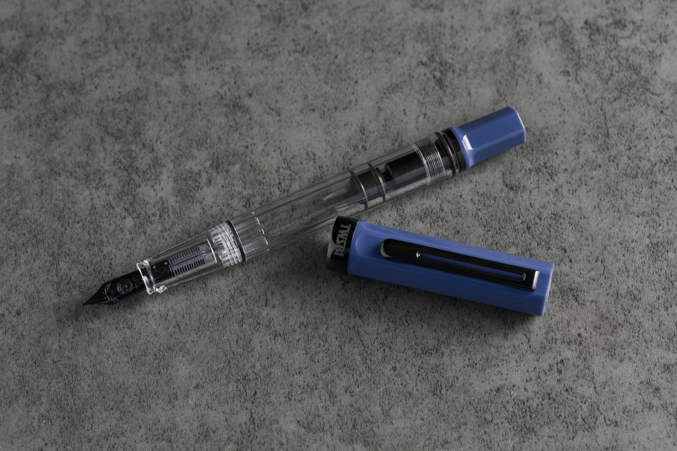 Twsbi ECO Fountain Pen - Slate Blue with Onyx
