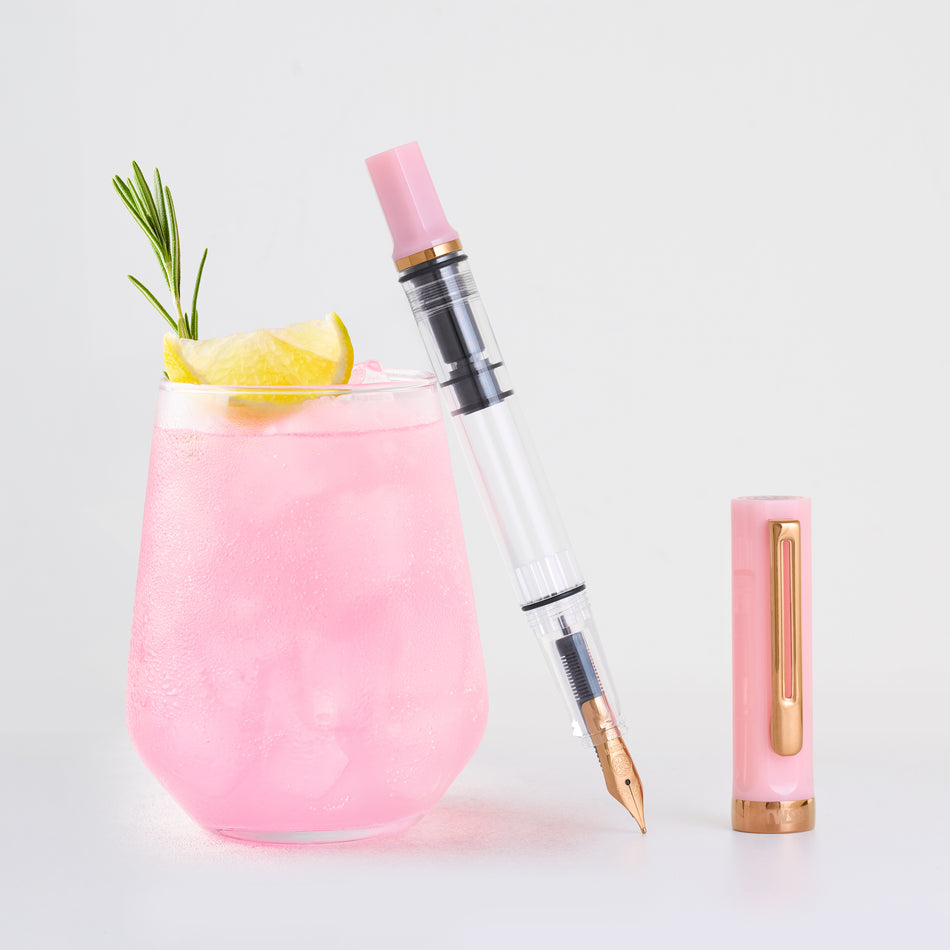 Twsbi ECO Fountain Pen - Pink Lemonade w/Bronze