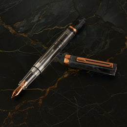Twsbi ECO Fountain Pen - Black Marble w/ Bronze