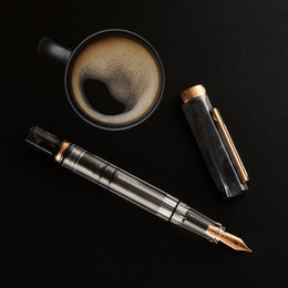 Twsbi ECO Fountain Pen - Black Marble w/ Bronze
