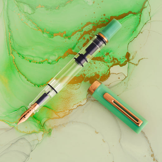 Twsbi ECO Fountain Pen - Jade Jelly w/Bronze