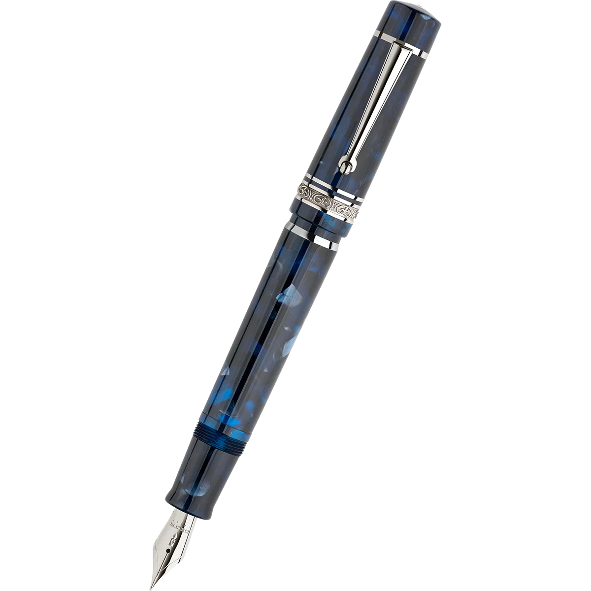 Delta Reservoir 2.0 Fountain Pen - Blue/Gray Mother of Pearl