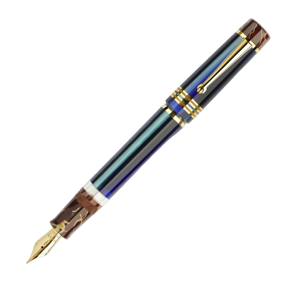Delta Four Rings Collection 14K Fountain Pen - Lago di Como Limited Edition - Medium