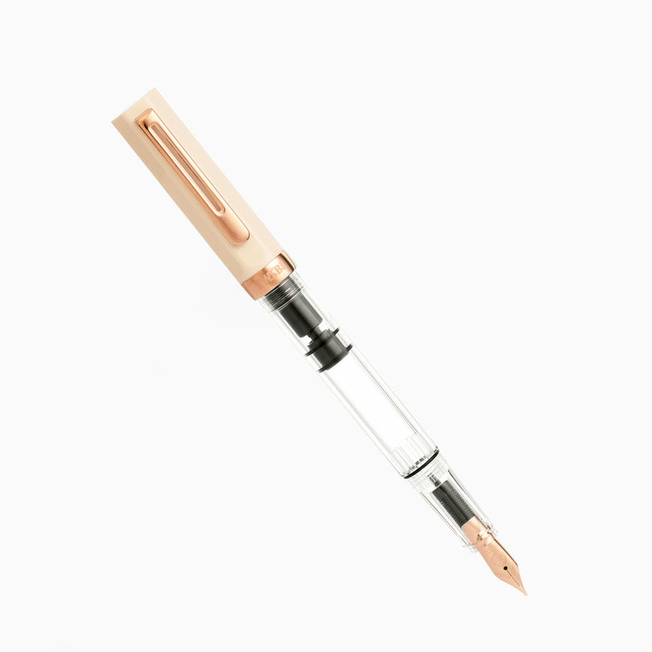 TWSBI Eco Fountain Pen - Cream with Rosegold Accents