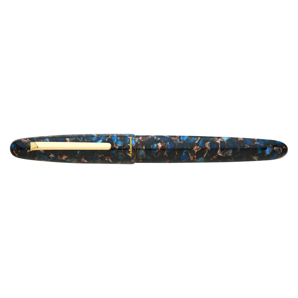 Esterbrook Estie Nouveau Blue Fountain Pen with Gold Trim