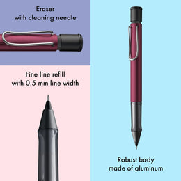 LAMY AL-Star Mechanical Pencil 0.5mm - Black Purple